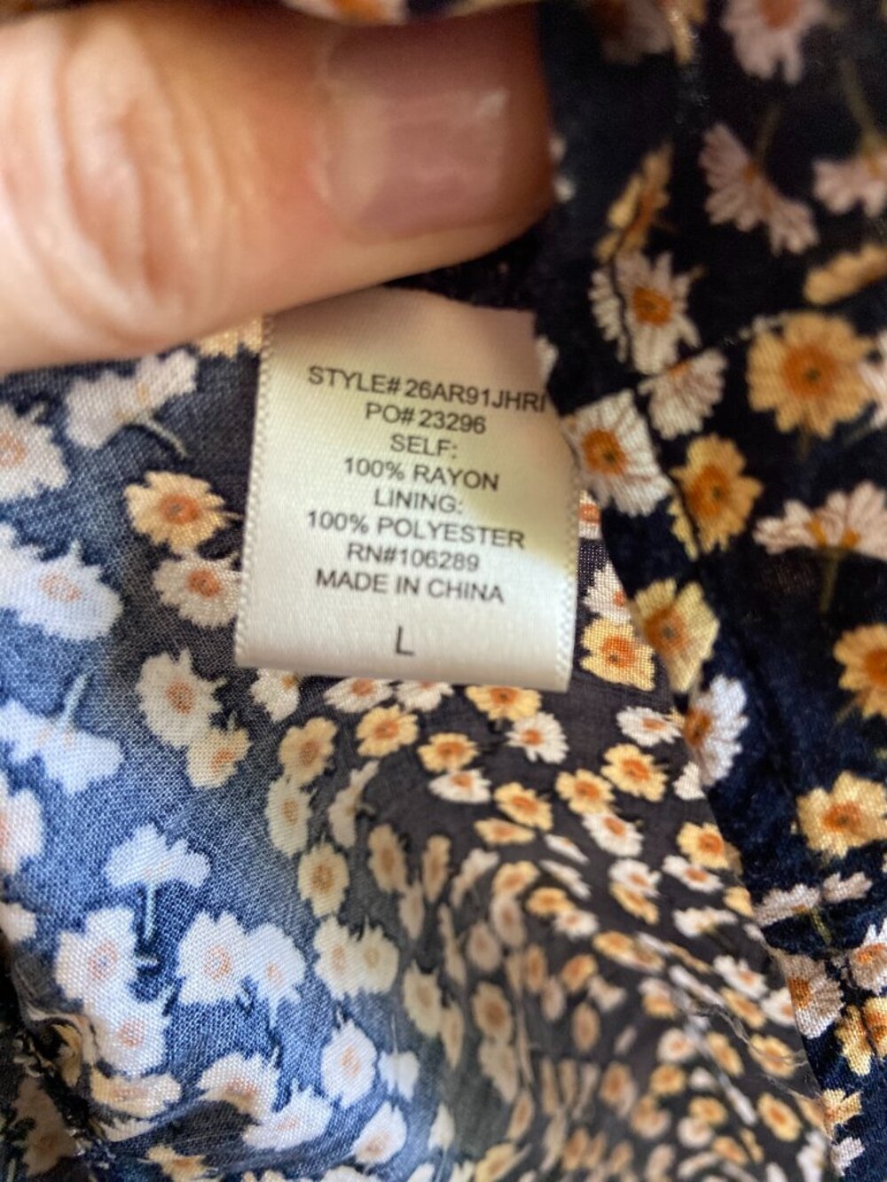 Row A Floral Mini Dress